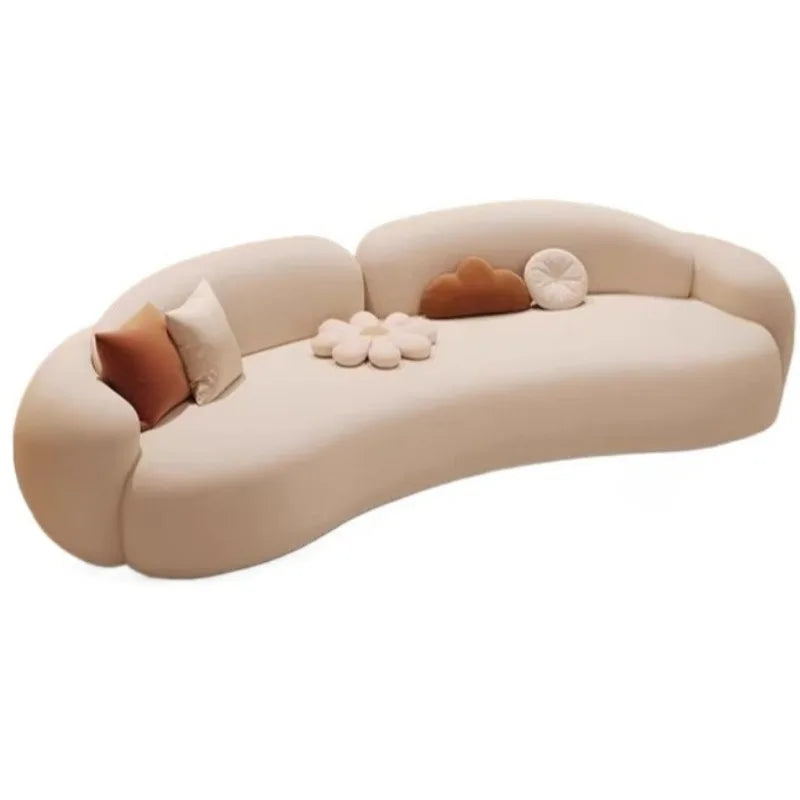 Lazy Classic Living Room Sofas Floor Designer Cushion Comfortable Sofa Elegant Relax Meuble De Salon Furniture Accessories