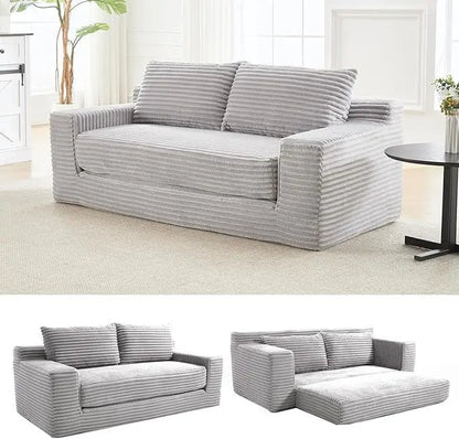 JC Modular Fabric Folding Vacuum Compression Sofa Bed Living Room Sofa Sponge Lazy Frameless Boneless Sofa Chair
