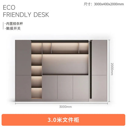 Light luxury boss Advanced minimalist modern CEO and Chairman's office table office furniture Computer desk Room desks