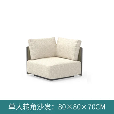 Outdoor rattan sofa, terrace, leisure rattan chair, tea table, courtyard villa, garden, living room, sunroom, rattan sofa combin