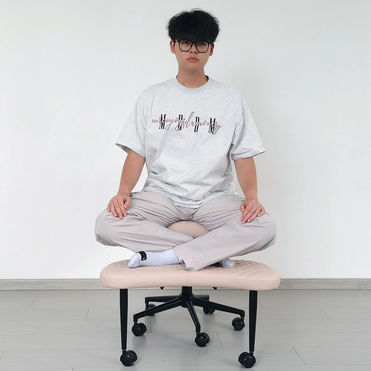 Adjustable Cross-Legged Office Chair – Soul Seat for Meditation, Yoga & Work – Comfortable Sitting Chair with Back Support