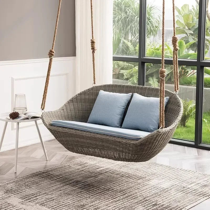 Hanging basket chair indoor swing household hanging hammock rocking balcony Internet celebrity swing hanging
