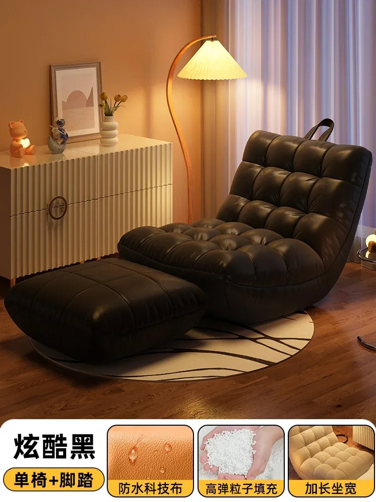 uu White Cream Living Room Chairs Relaxing Balcony Throne Comfortable Vintage Beauty Chairs Ergonomic Fauteuil Trendy Furniture