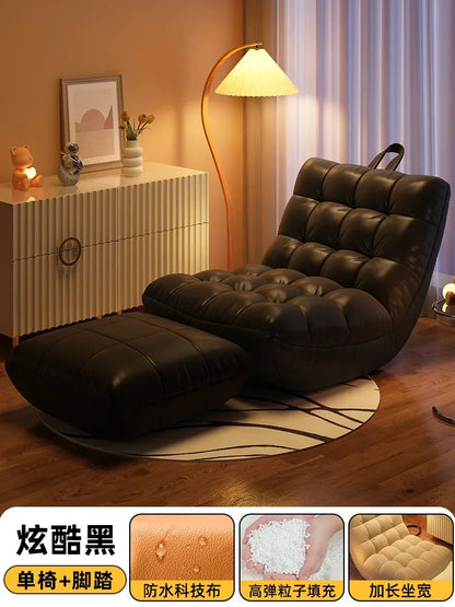 uu White Cream Living Room Chairs Relaxing Balcony Throne Comfortable Vintage Beauty Chairs Ergonomic Fauteuil Trendy Furniture