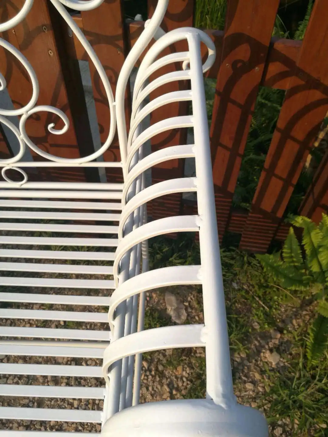 Foreign trade tail order clearance picking up leaks European backrest double chair outdoor courtyard leisure balcony bench park