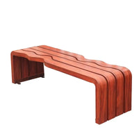 Banc extérieur d'acier galvanisé de Patio en bois de loisirs sièges en fer conception bancs de jardin de parc banc d'attente de jardin
