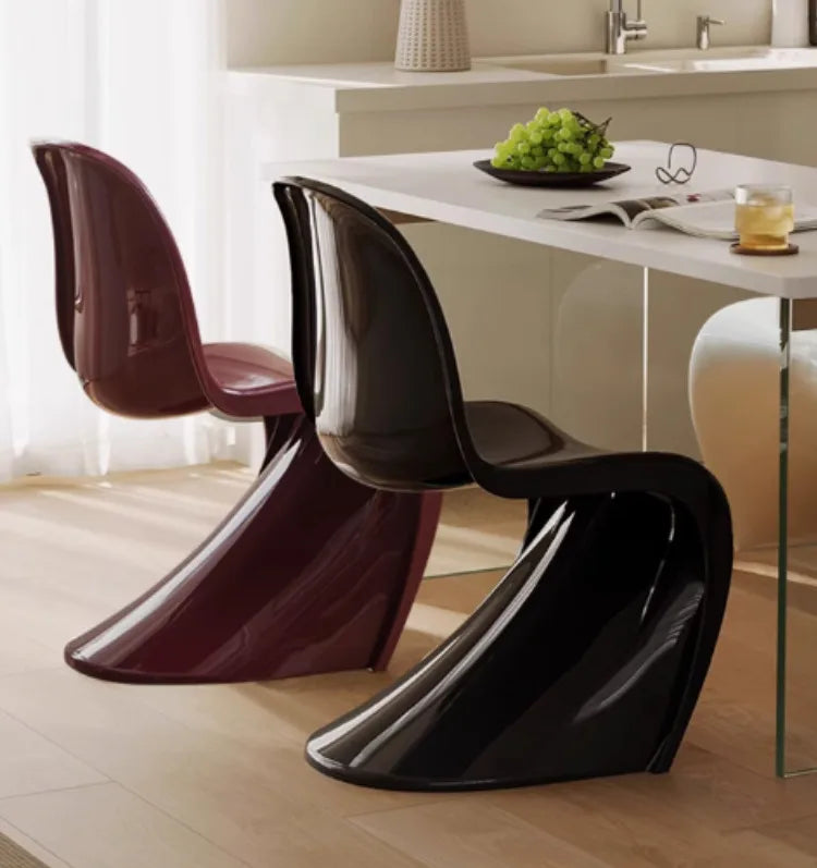 LXY simple household modern small apartment FRP electroplating armrest dining chair household leisure chair
