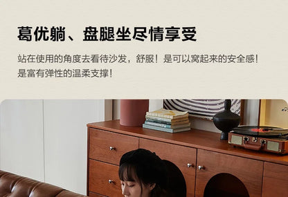 The original bean bag sofa, American retro style, oil wax leather, large sitting, deep, second-hand, first-hand leather, cowhide