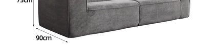 Italian minimalist vacuum sponge compression sofa modern simple corduroy small apartment living room tofu block sofa furniture