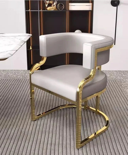 Luxurious modern simple leisure chairs dining chairs home negotiation chairs fashion makeup chairs tea table chairs