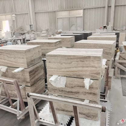 Custom-Size Modern Marble Onyx Coffee Table with RF Polishing Contemporary Design Contemporary Style Square Nature Stone