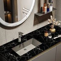 1 roll of marble self-adhesive wallpaper PET waterproof, flame-retardant, oil proof sticker background wall decorative wallpaper