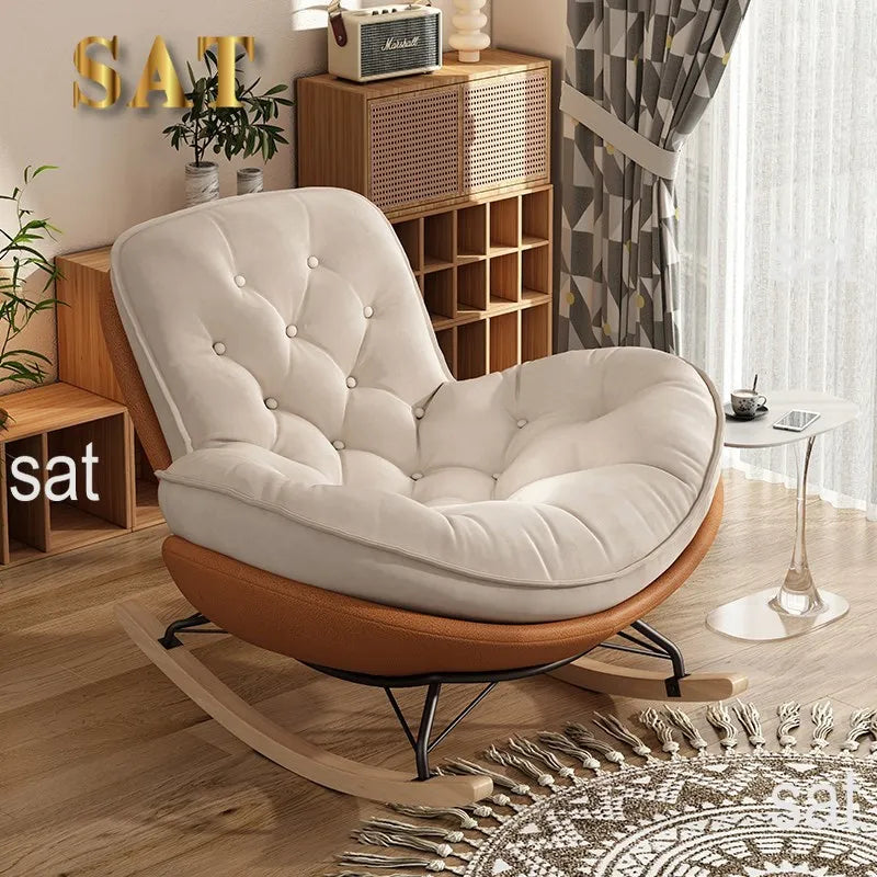 For Modern Living Room Lounge Rocking Chairs Home Furniture Apartment Bedroom Adults Single Sofa Lazy Recliner Lounge Chair*