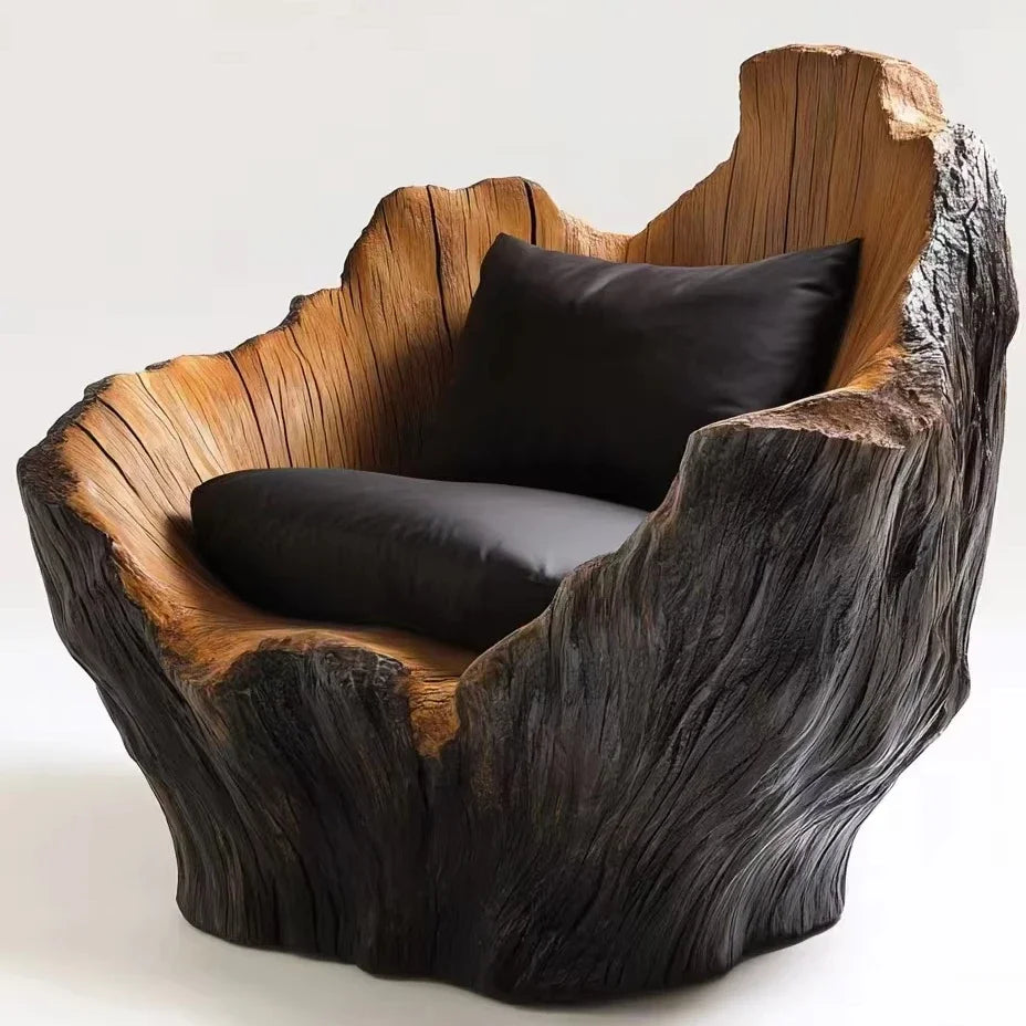 Modern Wood Leisure Chair Unique New Design For Home Apartment Office Or Hotel For Living Room Salon Or Villa