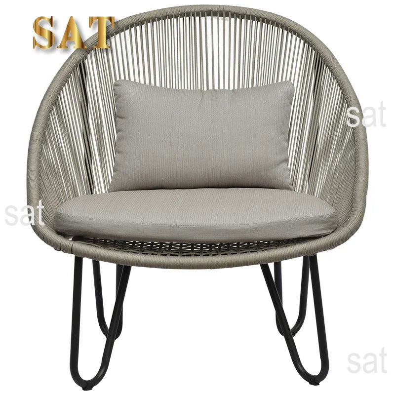 #Modern Aluminum Waterproof  Furniture Comfortable Outdoor Leisure Chair for Hotel Villa Garden from Factory Supply#