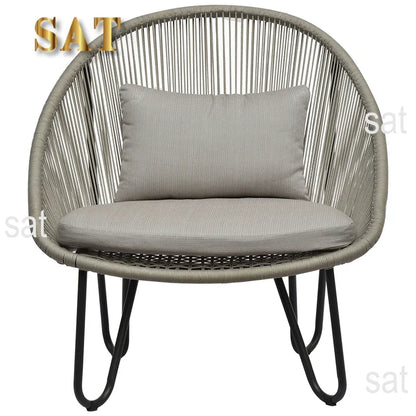 #Modern Aluminum Waterproof  Furniture Comfortable Outdoor Leisure Chair for Hotel Villa Garden from Factory Supply#