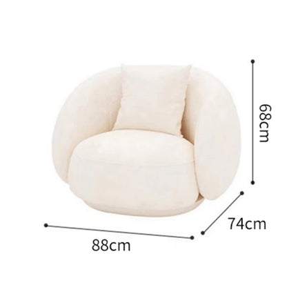 Nordic Reception Sofa Simple Modern Living Room Small Apartment Creative Circular Arc Sofa Net Celebrity Furniture Couch Muebles