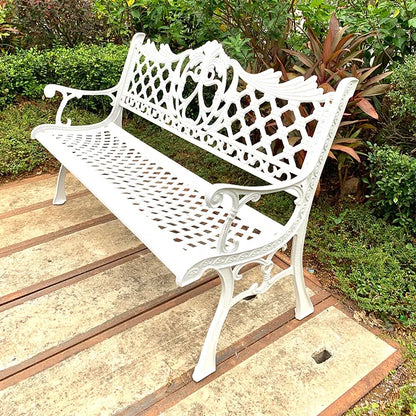 Hot Sales Cast Iron Outdoor Park Street Bench Seat Durable Metal Garden Bench