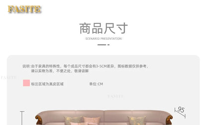 Leather sofa combination first layer cowhide modern new Chinese living room solid wood sofa furniture