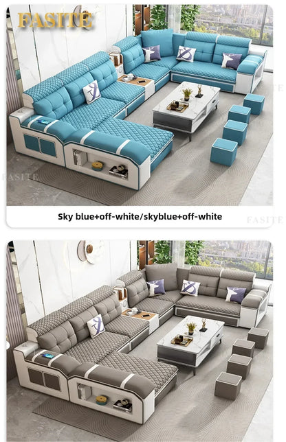 Durable Premium Quality Couch Pouf Living Room Sofas Futon Floor Designer Relaxing Filling Nordic Living Room
