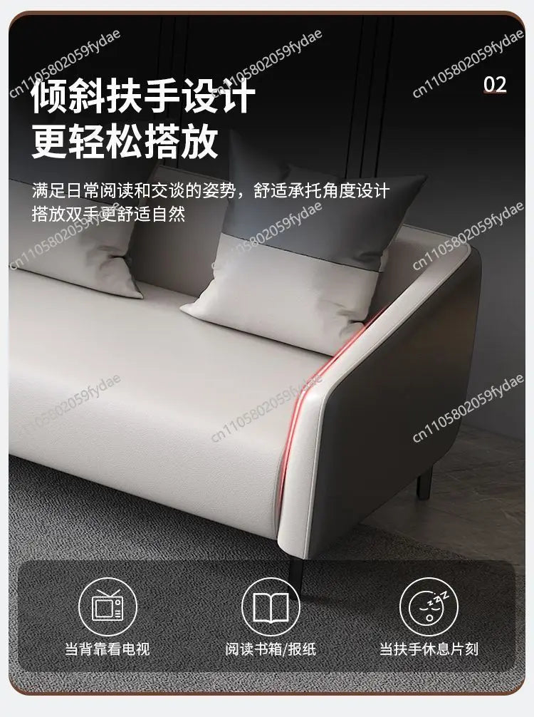 Office sofa simple modern light luxury beauty salon rental room hotel apartment small apartment sofa