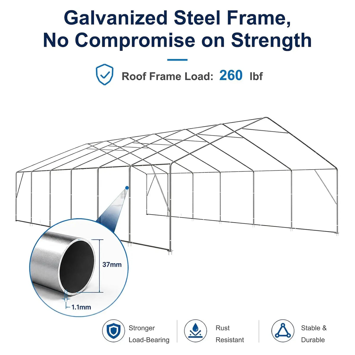 20x40 Party Tent Heavy-Duty,Tents for Parties Weddings Commercial, Customized