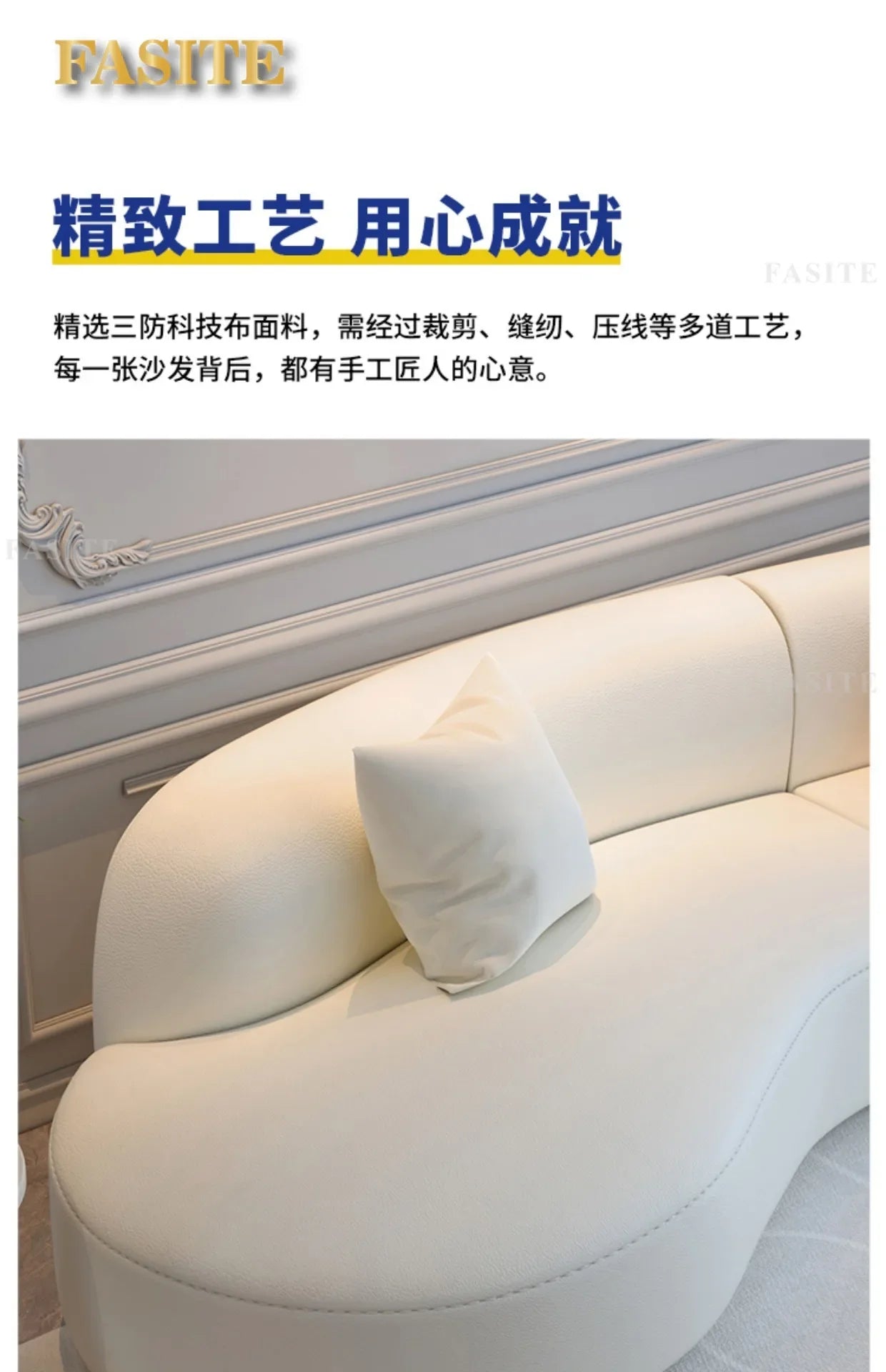 Leisure Style Christmas Nordic Style Sofa 3 Seater Foam Sponge Floor Module Couch Sectional  Canape Salon Living Room Furniture