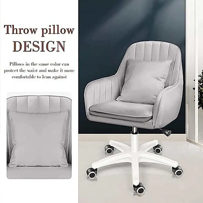 Home Computer Chairs Adjustable Task Chairs Modern Office Chair Makeup Chair 360 Swivel Computer Chair Mid Back