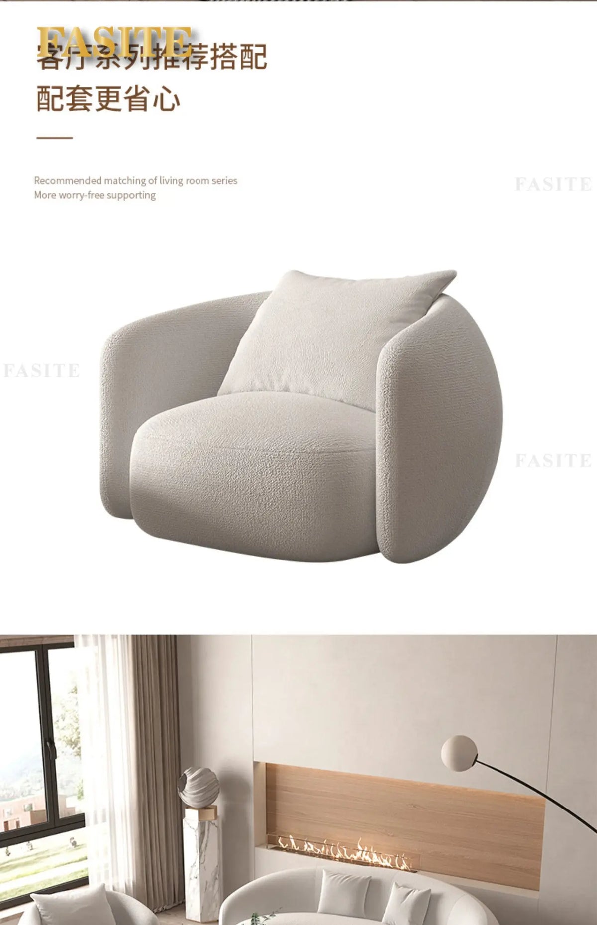 Premium Italian Banana Sofa Minimalist Shaped Sofa Living Room Simple Modern Arc Cashew Sofa