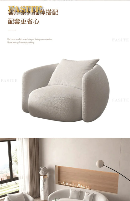 Premium Italian Banana Sofa Minimalist Shaped Sofa Living Room Simple Modern Arc Cashew Sofa