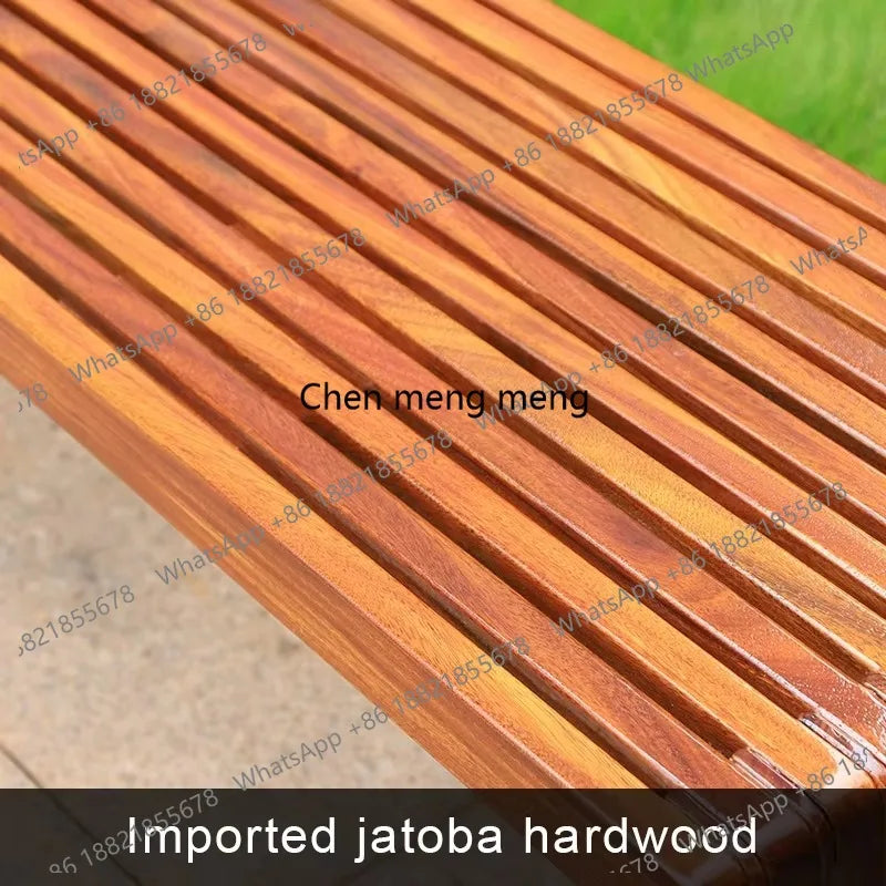 Banc en bois personnalisé pour usage extérieur et intérieur, chaise en bois massif écologique, bonne capacité de charge, banc d'attente de jardin