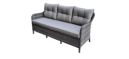 Sturdy All - Weather Outdoor Sofa Furniture Set Garden Sofa Set With Removable Cushion