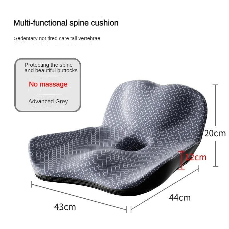 Coccyx Memory Foam Chair Orthopedic Pillow Office Seat Pad Hemorrhoid Treat Car Seat Big Cushion Relief Pain Tailbone Pillow