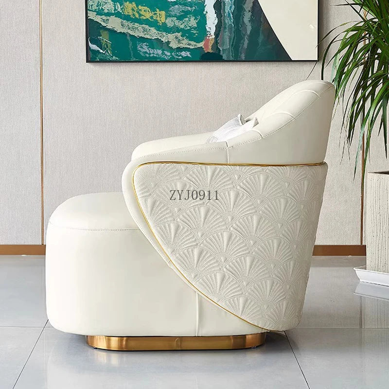 Modern Casual Rotating Leisure Chair Luxury Living Room Home Furniture Hotel Sofa Chair