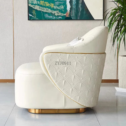 Modern Casual Rotating Leisure Chair Luxury Living Room Home Furniture Hotel Sofa Chair