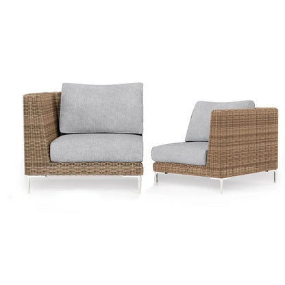 Nordic Outdoor Sofa - Round Rattan-Style Corner Set For Courtyards, Balconies, And Hotels Sun-Resistant