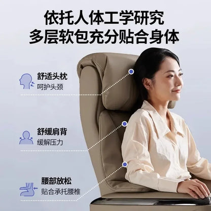 Senior Leather Office Chairs Ergonomic Comfortable Adjust Recliner Office Chairs Mobile Luxurious Furniture Silla Oficina LXOC