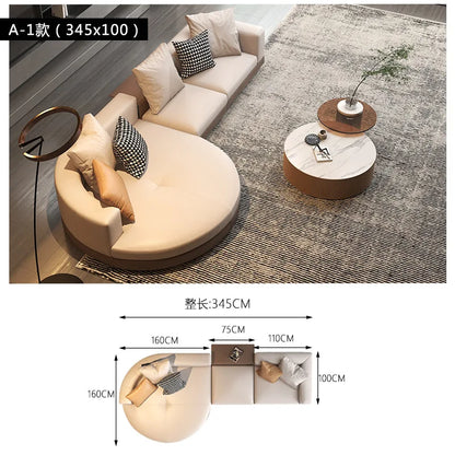 Minimalist Nordic Living Room Sofas Luxury Sectional Lounge Curved Living Room Sofas Designer Individual Muebles Home Furniture