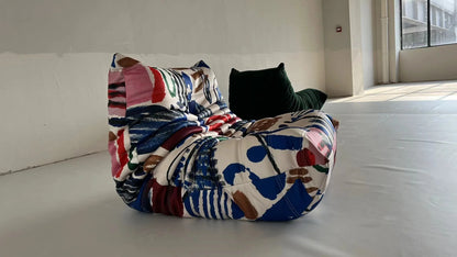 Caterpillar sofa togo modern living room balcony lounge lazy sofa available white lamb wool sofa