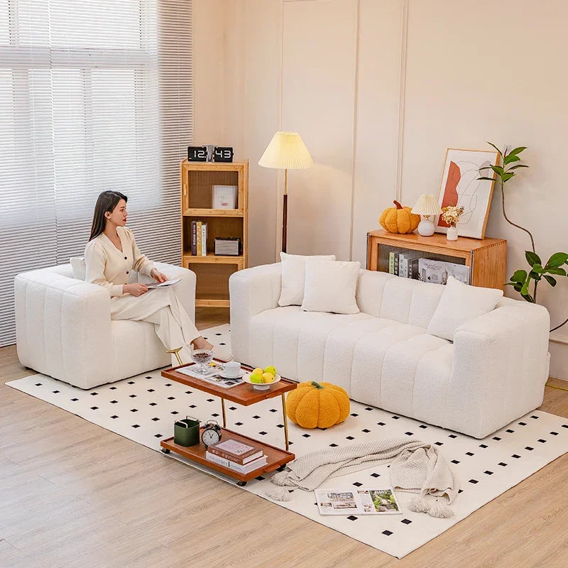 Lounge White Living Room Sofas Cute Comfortable Large Size Relaxing Balcony Living Room Sofas Cheap Divano Library Furniture