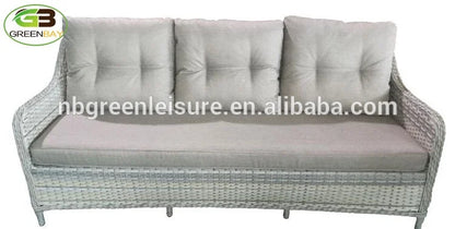 Luxury Outdoor Garden Sofa Set Modern Design Rattan Backrest Patio Furniture for Hotels&Villa Hall&Apartment Enhanced Comfort