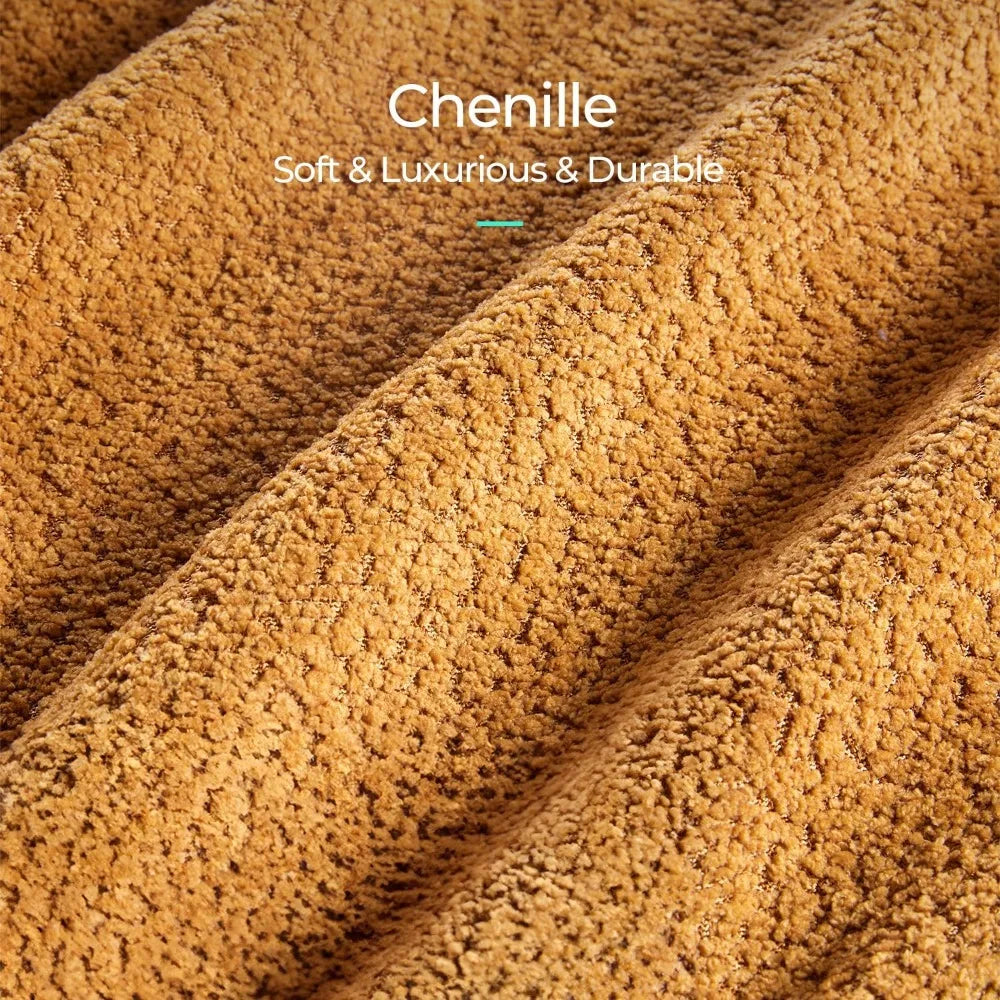 accent chair with ottoman, chenille barrel chair with footstool, modern upholstered armchair for living room bedroom waiting ro