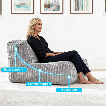 Bag Chair Bean Bag Chair for Adults, Teens, and Children.Bean Bag Chair Memory Foam for Living Rooms, Bedrooms, Dorms, or Balcon
