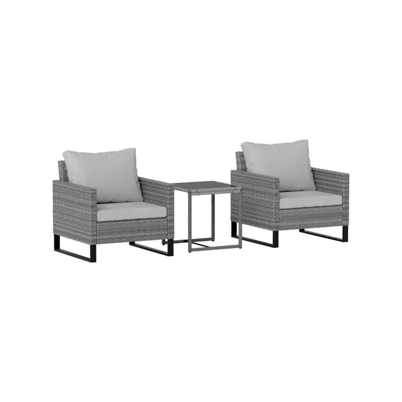 Outdoor Bistro Set Table and Chairs for Patio, Garden, Deck, and Balcony - Stylish Space-Saving Dining Furniture