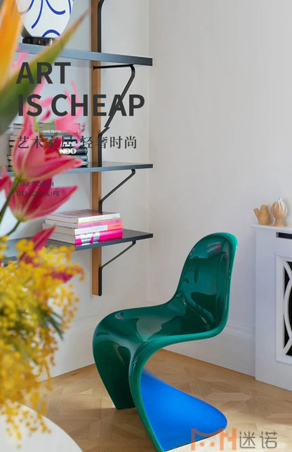Minimalist personality art Internet celebrity color dining chair negotiation chair