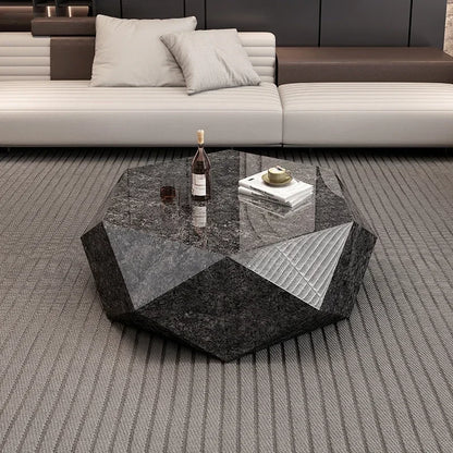 Y Minimalist Luxury Stone Rock Plate Diamond Modern Minimalist High Sense Small Apartment Shaped Coffee Table Living Room Home