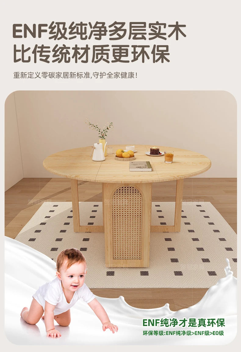 Waterproof Chair Dining Table Breakfast Modern Chair Side Dining Table Space Savers Round Set Sala Da Pranzo Home Furnitures