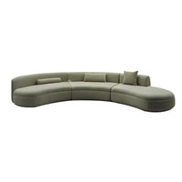 Curved sofa special-shaped module corner large, medium and small living room light luxury