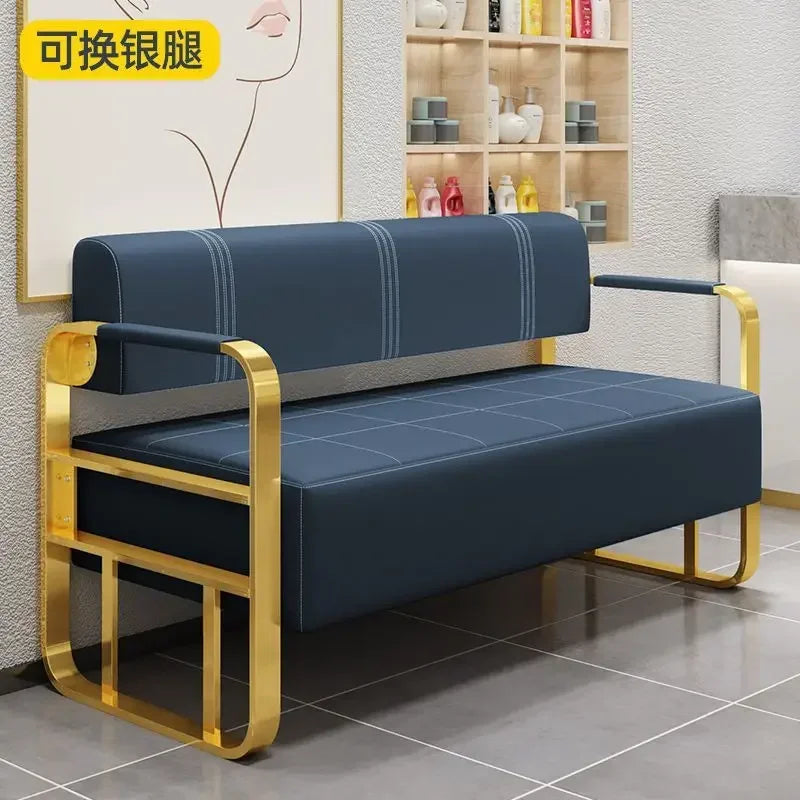 Office reception small apartment sofa barber shop waiting chair rental house clothing beauty salon lounge