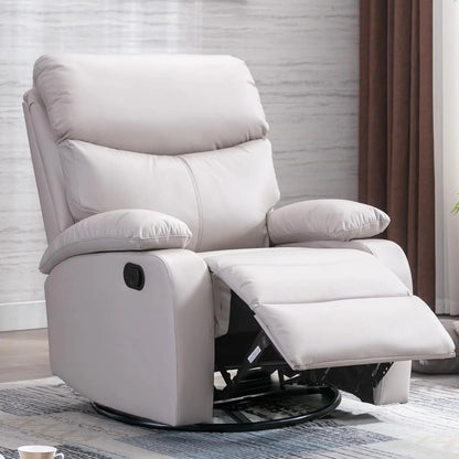 Swivel Rocker Recliner Chair for Adults, Rocking Small Recliner Chairs for Small Spaces, Glider Chairs Recliner Lazyboy Single S